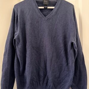 Jos. A. Bank- traveler v-neck navy sweater
